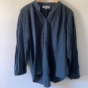 Apiece Apart Bravo Pintuck Blouse 6